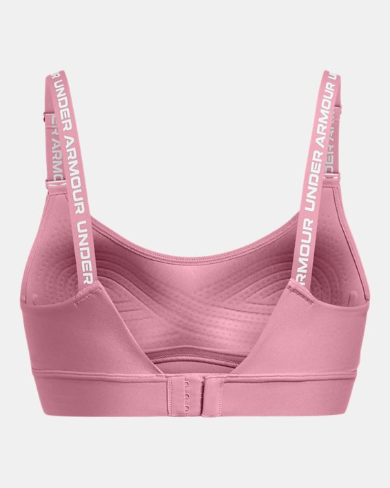 Women's UA Infinity 2.0 Mid Sports Bra in Pink image number 5